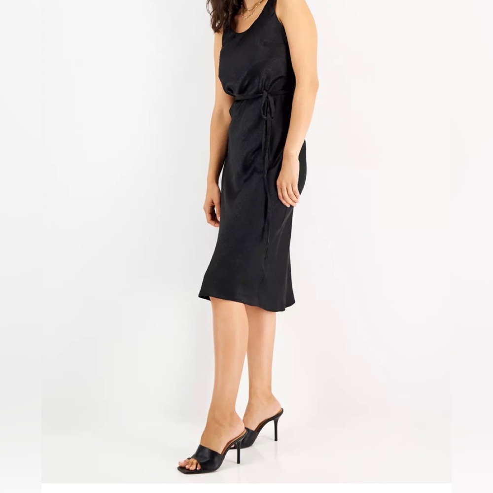 Black Satin Dress-Always open to negotiate